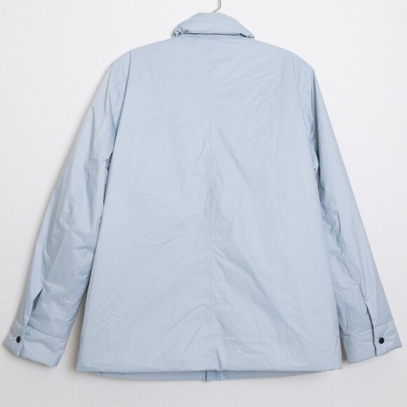 RAINS Fuse Overshirt Jacket Sky Blue Small Waterproof Windproof Insulated - Picture 2 of 14